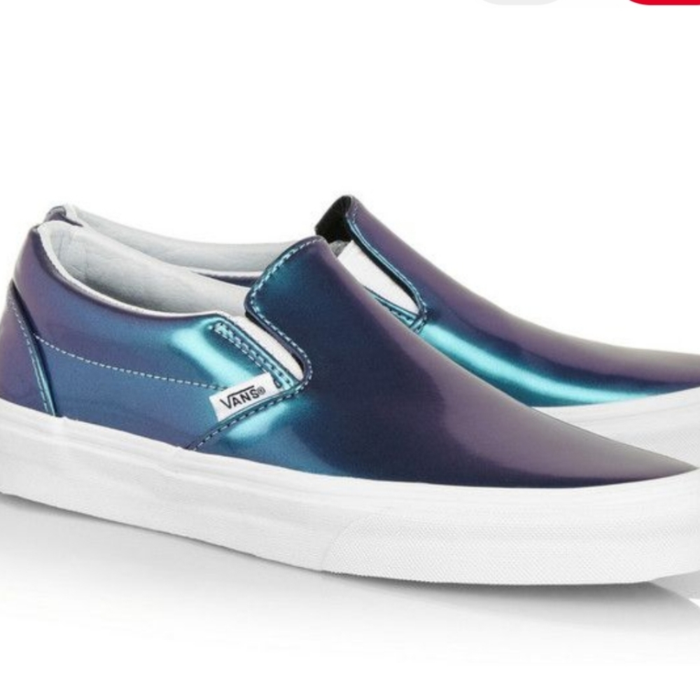 NWOT Holographic Vans Youth Size 1.0